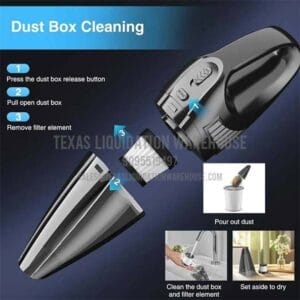 11000PA suction power portable car vacuum cleaner