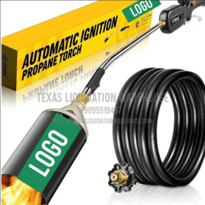 High performance auto-ignition propane burner with 10 ft hose