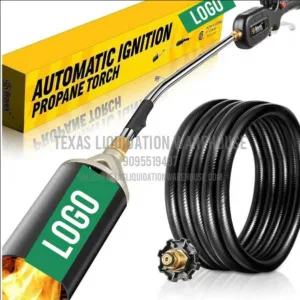 High performance auto-ignition propane burner with 10 ft hose